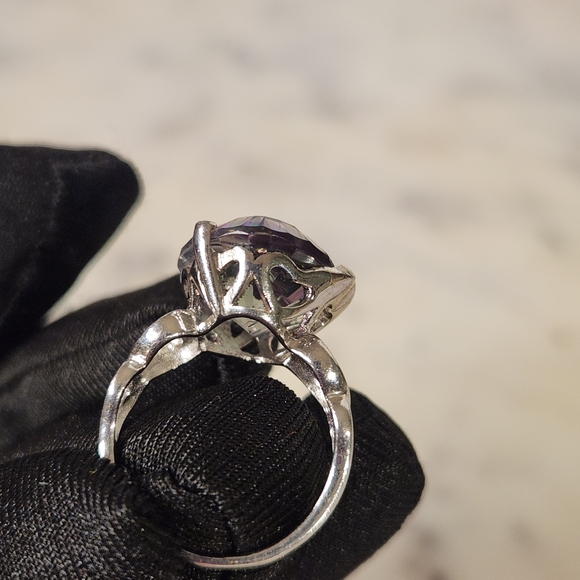 NEW 925 Sterling Silver Mystic Topaz Lab Created Ring Sz 7 - Picture 6 of 8